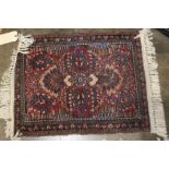 Persian Sarouk rug, circa 1925, 2'l x 2'w