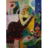 (lot of 4) Mahmoud Sabzi (Iranian, b. 1951), Untitled (female Figures), color giclees, each signed