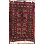 Pakistani Bokhara carpet, 4' x 2'6"