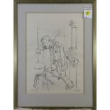 George Grosz (German, 1893-1959), Lightweight, lithograph, pencil signed lower right, overall (