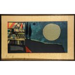 After Paul Klee (German, 1879-1940), Full Moon, screenprint, plate signed upper right, overall (with