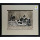 (lot of 2) After Honoré Daumier (French, 1808-1879), Courtroom Slumber, and Justice at his Bench,