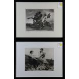 (lot of 6) Goupil & Co., photogravures, 1885, after works by Blashfield, Grandjean, Delobbe,