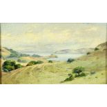 Louis Rea (American, 1868-1927), Bay View, oil on masonite, signed lower right, board: 9.25"h x 16"