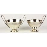 (lot of 2) Gorham sterling silver creamer and open sugar, 4"h, total weight 11 Troy oz