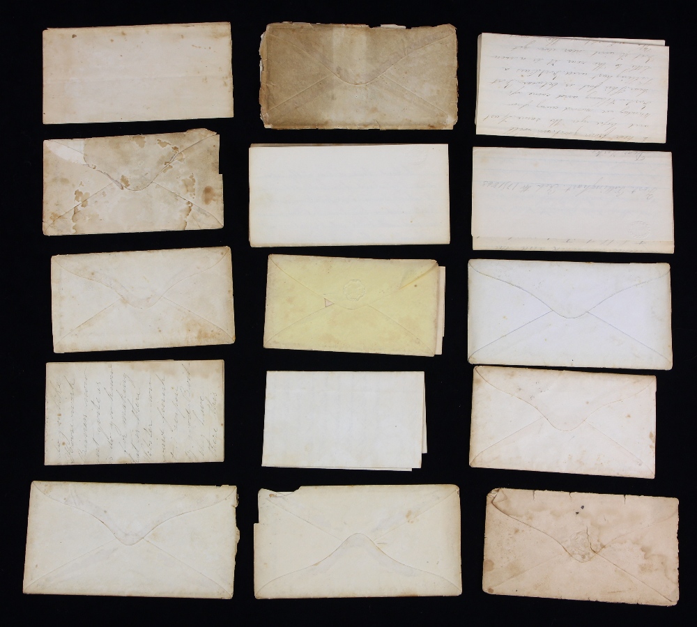 (lot of 15) Civil War ephemera group, consisting of (15) hand written letters from a Union soldier - Image 4 of 4