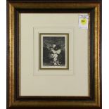 Francisco de Goya (Spanish, 1746-1828), "Le Petit Prisoner," etching, unsigned, overall (with