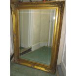 A gilt framed wall mirror, approx size 112x80cm