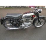 A 1951 BSA A7 500cc twin motorbike in excellent condition and running order with V5 paperwork