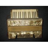 A vintage Puratone piano accordion