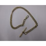 An 18ct gold Albert Chain each link marked, approx. weight 59g