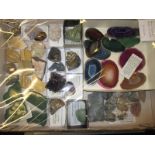 A collection of semi-precious stones