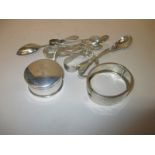 A small parcel of silver items, approx weight 140g