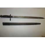 A WWI Remington bayonet