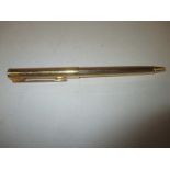 A Watermans Executive 18ct gold plated pen