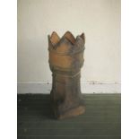 A 19th century Crown chimney pot