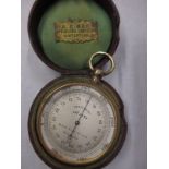 A vintage Altimeter by A Eisen, with note of provenance