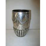 A Victorian silver beaker, approx weight 134g