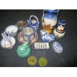 A quantity of mixed oriental ceramics