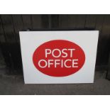 A double sided hanging Post Office sign
