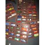 A large quantity of vintage die cast vehicles to include Dinky and matchbox
