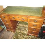 A small pedestal desk