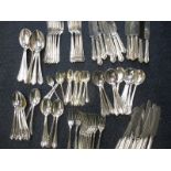 An un-boxed canteen of cutlery