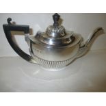 A sterling silver bachelor teapot