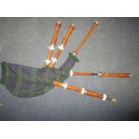 A set of bag pipes