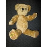 A vintage Merrythoughts plush teddybear with working growler