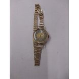 A vintage gold cased Tissot ladies watch