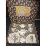 A vintage boxed children's "little hostess" tea set