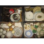 A quantity of mixed ceramics to include a Cunard square tea set