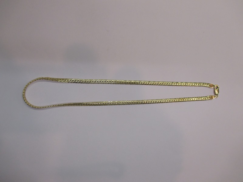 A 9ct gold necklace, approx weght 8.5g