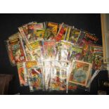 A large quantity of vintage Marvel and other comics to include a No1 2000AD