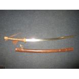 A WWII Japanese Samurai Katana sword