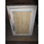 A painted pine kitchen cupboard