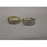 2, 14ct gold rings