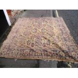 A vintage Persian wool rug