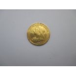 A 1900 gold Half Sovereign
