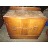 An Art Deco sideboard