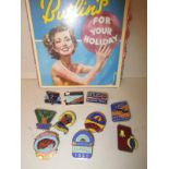 A small collection of Butlins badges