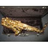 A Juipter by KHS Saxophone in hard case