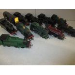 11 vintage '00' guage tank engines, to include Hornby examples