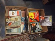 Eagle Annuals Twinned With A Box Of Vintage Books