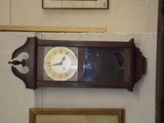 A Mahogany Cased Wall Clock