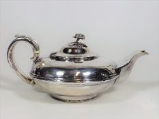 A George III Charles Thomas Fox Silver Teapot Lond