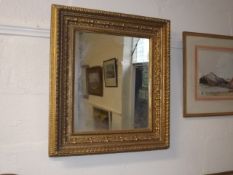 A Mirror Mounted In 19thC. Gilt Frame