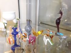 A Quantity Of Early Murano Glass Figures