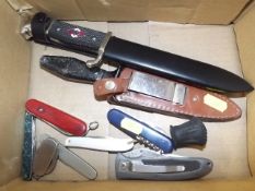 A Reproduction Hitler Youth Knife & Other Penknive
